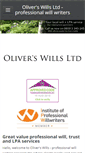 Mobile Screenshot of oliverswills.co.uk